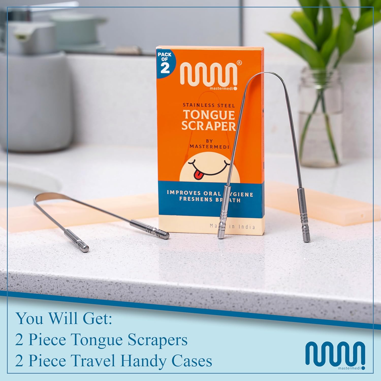 Fresh Breath Tongue Scraper